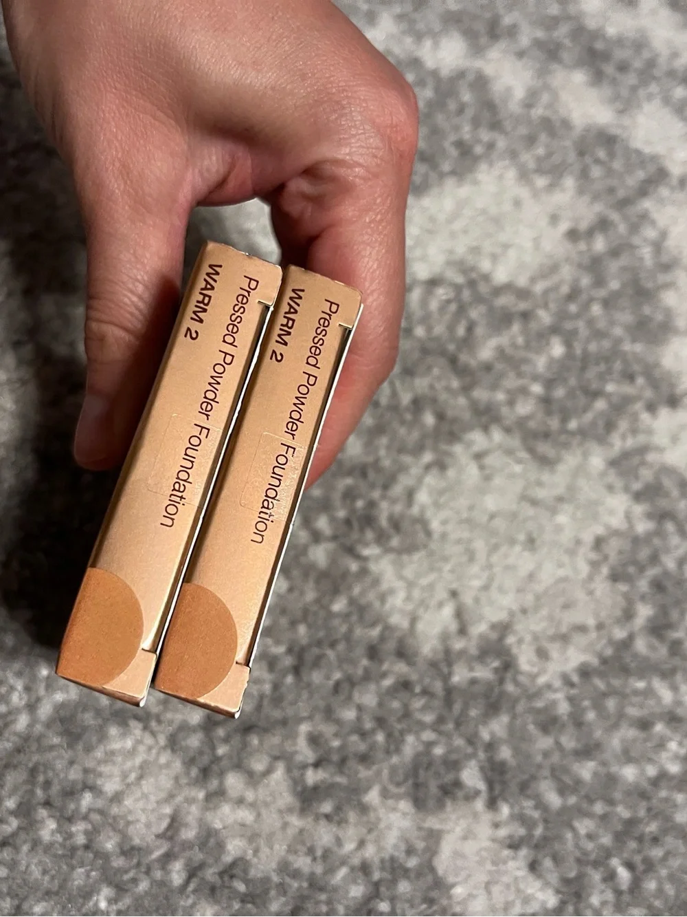 2x MINERAL FUSION PRESSED POWDER FOUNDATION WARM 2 BUFF FULL SIZE!